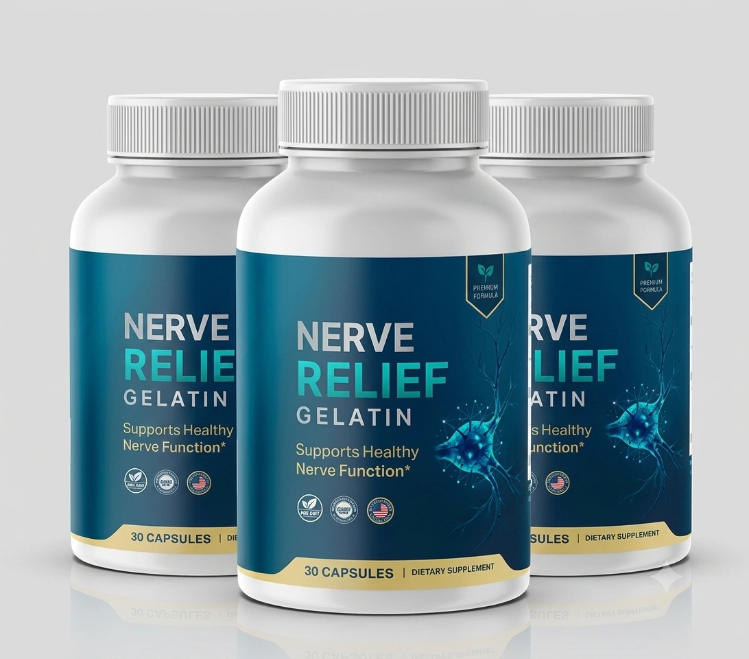 Nerve Relief Gelatin Natural Nerve Support Supplement